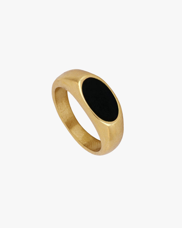 Anillo Sello Ébano