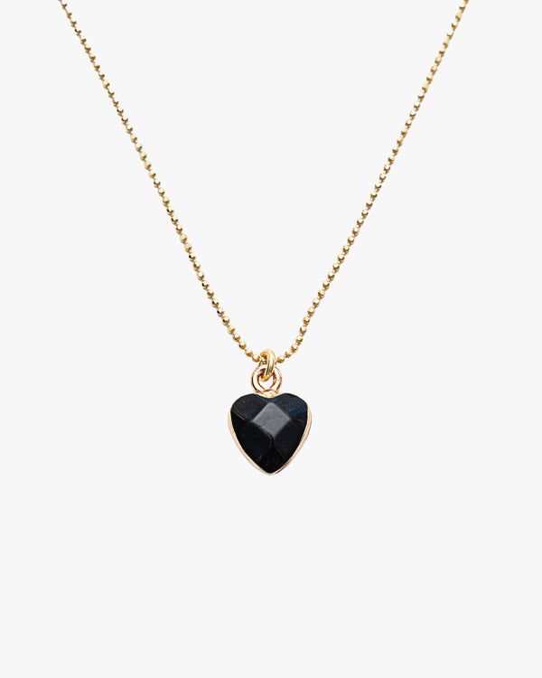 Collar Black Heart