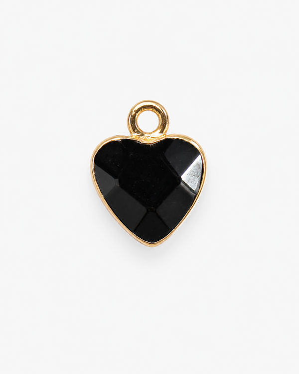 Charm Black Heart