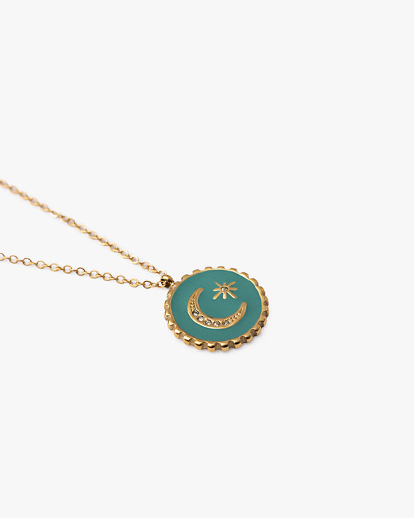 Collar Moneda Luna